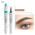 4 Points Eyebrow Tattoo Pen 5 Colors Liquid Brow Pencil Brown Microblading Ultra-Fine Eyebrow Pencil Waterproof Eyes Cosmetic.
