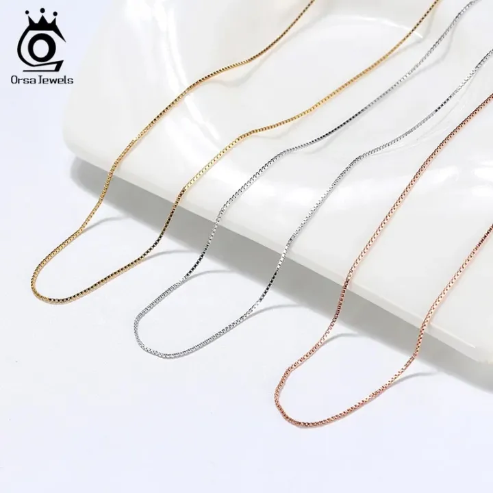 ORSA%20JEWELS%20Genuine%20925%20Sterling%20Silver%20Necklace%20Figaro%20O-ring%20Neck%20Chain%20Twisted%20Snake%20Bar%20Singapore%20Box%20Chain%20Necklace%20Women%201%20-%20Image%205