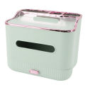 Tissue Box Organizer Multifunctional Tissue Box Holder PP Plastic for Living Room for Vanity. 