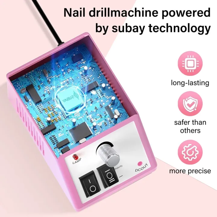 LINMANDA%2035000RPM%20Electric%20Nail%20Drill%20Machine%20Manicure%20Nail%20Files%20Drill%20Bits%20Gel%20Polish%20Remover%20Tools%20With%20Nail%20Drill%20Bits%20Set%20Vnce%20Lncei%20-%20Image%204