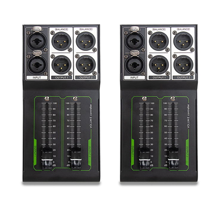 2X Passive Volume Controller No Noise Input and Output Sound Quality ...