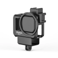 Ulanzi G9-4 For GoPro 10 9 11 Hero Black Plastic Vlog Case Cage Protective Housing 52MM Filter Adapter Ring Cold For Microphone Light. 