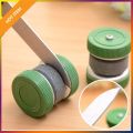 2 pcs Mini kitchen Sharpener, Multifunction Round Grinding Wheels Sharpening Stone Household Kitchen Accessories Tool Portable. 