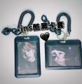 Ins Acrylic Photocard Holder Korea Kpop Idol Card Holder Transparent Photo Sleeves Portable Bus Card Protector Pendant Keychain. 