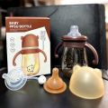 3in1 Package 240ml Nano Color With Handle Wide-Neck Feeding Bottle -1pcs. 