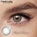 New Freshlady Almond Murmur Color Contact Lens With Regular Kit Box For Men and Women.1pair Premium Quality Freshlady Color Contact Lens For Eye fashion Makeup. Freshlady Sweet Melody Series. #almondmurmur.
