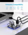 ORICO MH4UC-C3 4-Port Clear USB3.0 Hub.