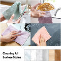 5/10/20 microfiber towels absorbent kitchen cleaning cloth non-stick oil dish towel dishcloth tableware household cleaning towel.