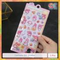 Cartoon 3D Sticker. 