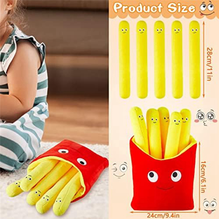 Food%20Pillows,%20Cute%20French%20Fry%20Plush%20Toy%20Stuffed%20Removable%20Plush%20French%20Fries%20Funny,%20-Simulation%20Pillow%20Durable%20Easy%20to%20Use%20-%20Image%202
