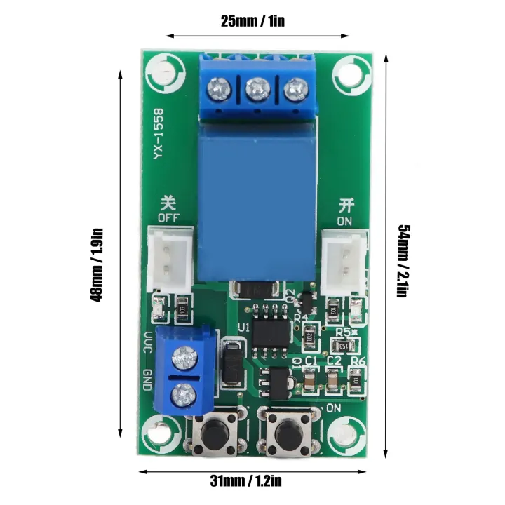 2X%2012V%20Single%20Channel%20RS%20Trigger%20Circuit%20On%20Off%20Relay%20Module%20Motor%20Relay%20Module%20-%20Image%205