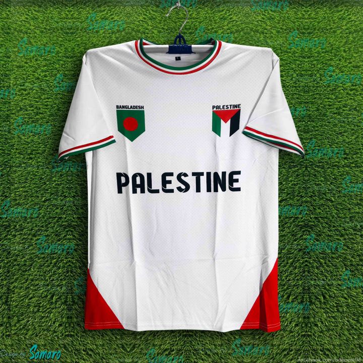 Palestine Short Sleeve Jersey 2026/27 Football Jersey Fom Men - Half Sleeve Jersey - Palestine Jersey 2026