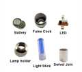 2PCS Bicycle Car LED Neon Tire Wheel Gas Nozzle Valve Glow Stick Light For Bike/Car/Motorbike.