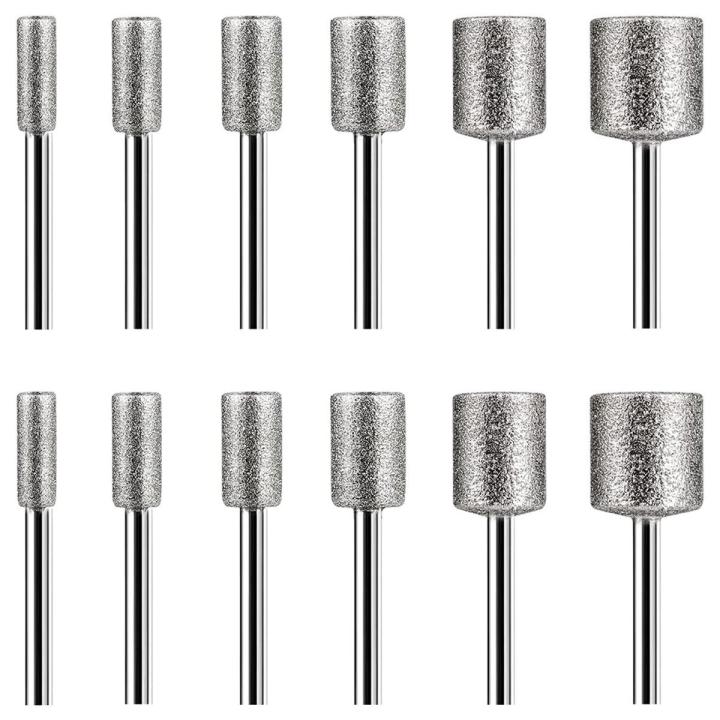 40 Pieces Diamond Burr Bits Stone Carving Set For Tool With 1/8 Inch V9G2 | Australia - View #4