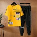 Only For Sport's Man Half Sleeves T-Shirt And Full Trouser Combo Sets. 