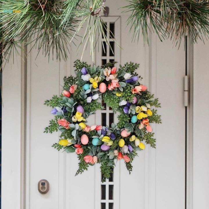 Easter%20Egg%20Flower%20Wreath%20Easter%20Door%20Wreath%20for%20Front%20Door%20Home%20Patio%20Porch%20-%20Image%205