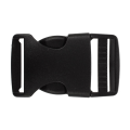 20 Pcs 1 inch 2.5CM Width Plastic Safety Quick Release Buckles Black.