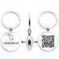Qr Code Keychain Company Qr Code Identity Qr Code Double Sided Name Mobile Phone Digital Keychain Pendant Customization.