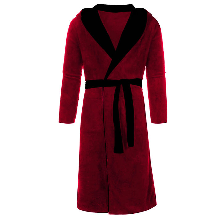 Plush%20Shower%20Bathrobe%20Men%20Winter%20Long-Sleeved%20Clothes%20Shawl%20Lengthened%20Robe%20Coat%20Men's%20Homewear%20Women's%20Blouse%20Plus%20Size%205xl%20-%20Image%205