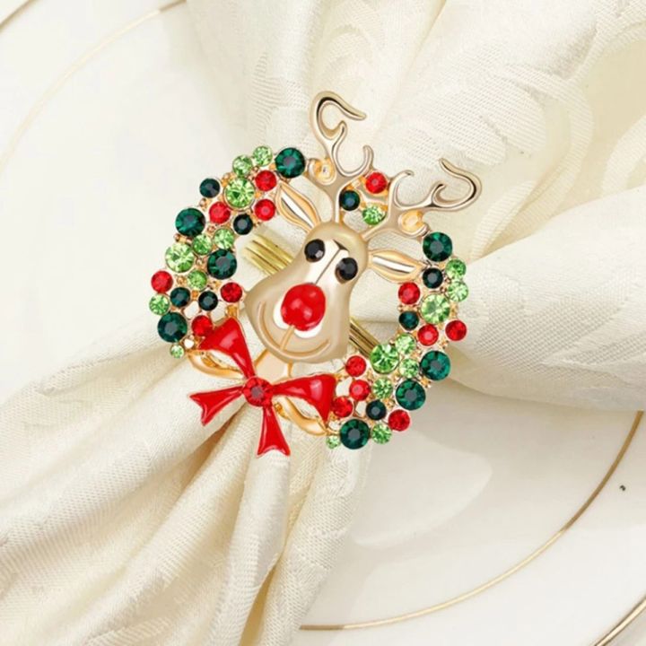 8Pcs%20Christmas%20Napkin%20Rings%20-Napkin%20Holder%20Rings%20for%20Holiday%20Christmas%20Table%20Decoration%20Elk%20Napkin%20Buckle%20-%20Image%207