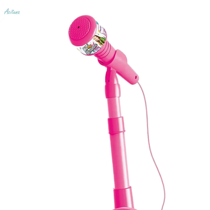 Music%20Sing%20Microphone%20Toy%20with%20Flashing%20Stage%20Lights%20Kids%20Microphone%20and%20Stand%20Girls%20Age%203+%20-%20Image%205