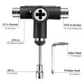 Skate Tool All-In-One Multi-Function Ratchet Skateboard Tool with Skateboard Griptape Eraser Kit.