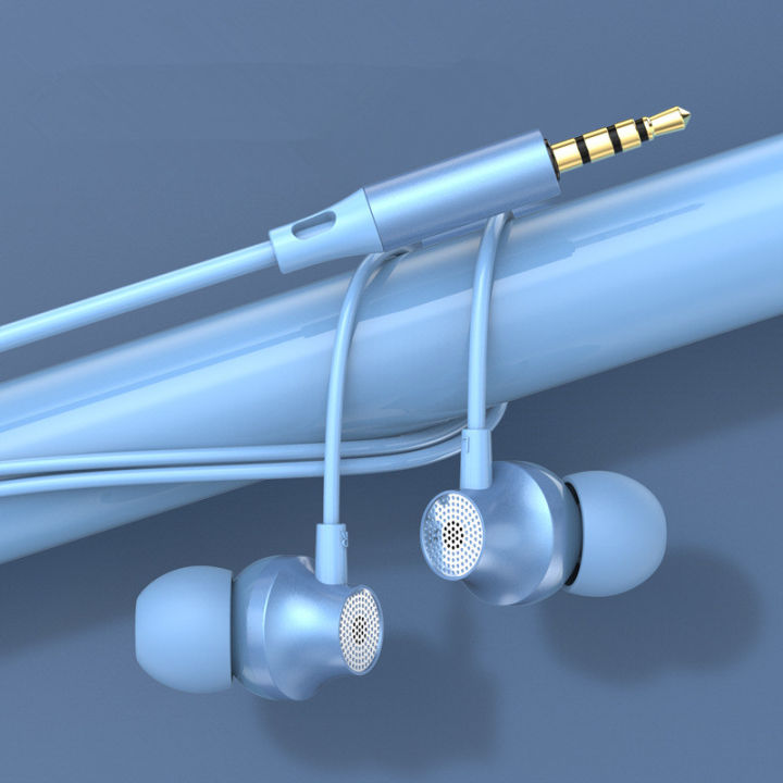 2023%20New%20In-Ear%20Wired%20Earphones%203.5mm%20Round%20Mouth%20Type-C%20Flat%20Mouth%20Earphones%20Metal%20Heavy%20Bass%20Earbuds%20Blue/Pink/White/Black%20-%20Image%205