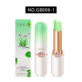 OMGA color changing lip balm jelly lipstick moisturizing waterproof moisturizing cosmetics warm change peach lipstick makeup wholesale.