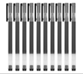 Deli EG16-BK Anti-skid Simple Black ink Gel Pen 0.5mm - Pack of 12 Pcs.