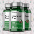 Horbäach Dandelion Root – 1800 mg – 120 Capsules – Traditional Herb – for Liver Detox & Digestive Health. 