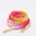 1Pair Colorful Shoelaces Rainbow Gradient Flat Shoe laces For Canvas Casual Shoes Chromatic Colour Shoelace 80CM/100CM/120CM/150. 