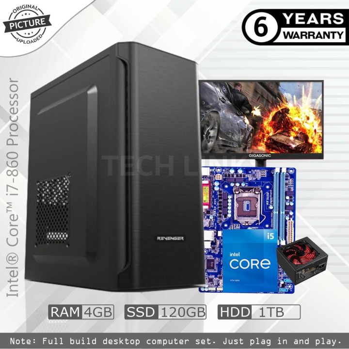 Intel Core i7 Gaming PC with 17 Inch Monitor