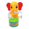 Elephant Dhol Doll-Funny Toy for baby-Yellow. 