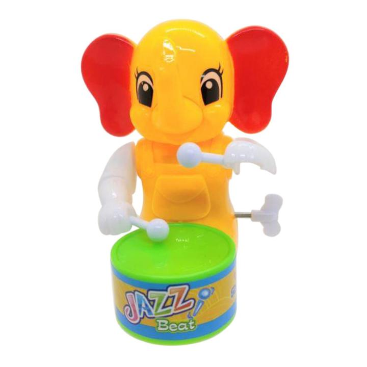 Elephant Dhol Doll-Funny Toy for baby-Yellow