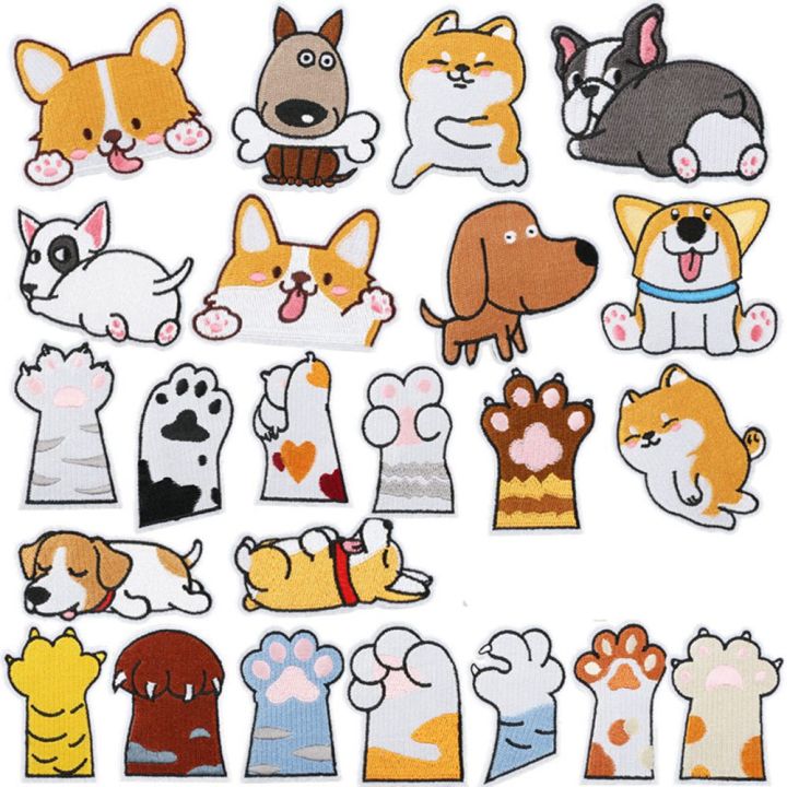 【Must-Have Accessories】 DIY Cartoon Clothes Decoration Jeans Jacket On Cloth Sticker Clothes Embroidery Badges Sewing Fabric Patches Appliques