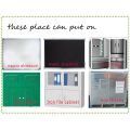 OUMERY 2X A3 Magnetic Whiteboard Sheet for Kitchen Fridge Multipurpose Fridge Weekly White Board Calendar with 16 Pen(White). 