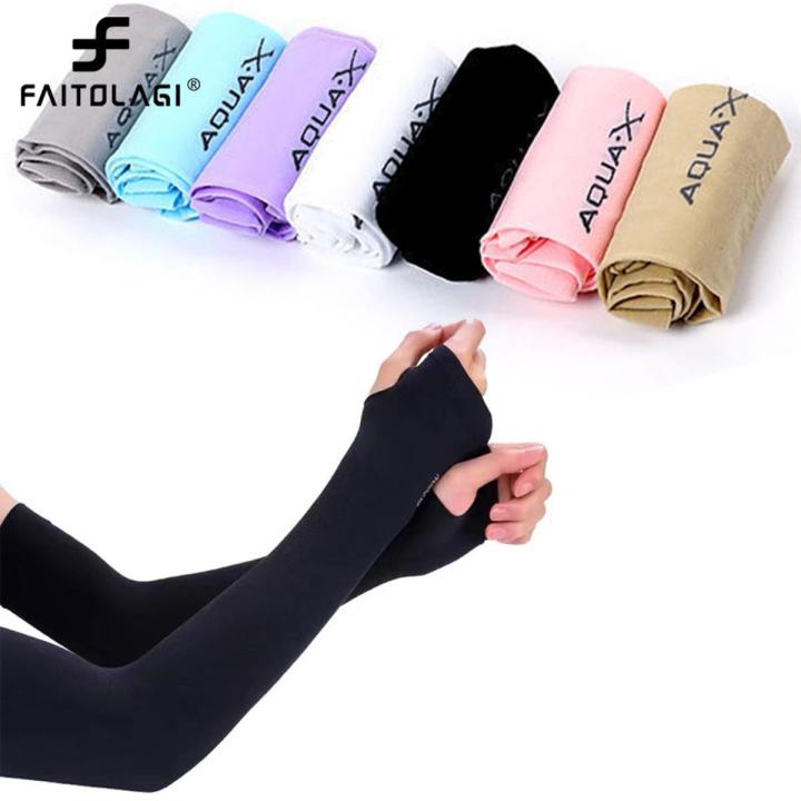 Long%20Gloves%20Cover%20Sun%20UV%20Protection%20Hand%20Protector%20Arm%20Sleeves%20Ice%20Silk%20Sunscreen%20Sleeves%20Outdoor%20Arm%20Warmer%20Half%20Finger%20Sleeves%20-%20Image%202
