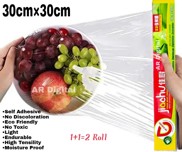 PE%20Food%20Wrap%20Plastic%20Wrapping%20Roll%2030*30cm%202%20pcs%20-%20Image%202