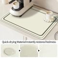 Rubber Drying Pad Non-slip Kitchen Super Absorbent Mat Guard Countertop Protector Kitchen Accessories Coffee Machine Pads. 