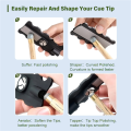 【3C VictoryEagle】Billiard Tip 5 in 1 of Pool Cue Tip Shaper, the Pool Cue Accessories for Effective and Rapid Repair Cue.