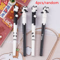 4 Pcs Kawaii Panda Ballpoint Pen 0.5mm Black Ink Creative Rotatable Gel Pens SUPER BABY. 