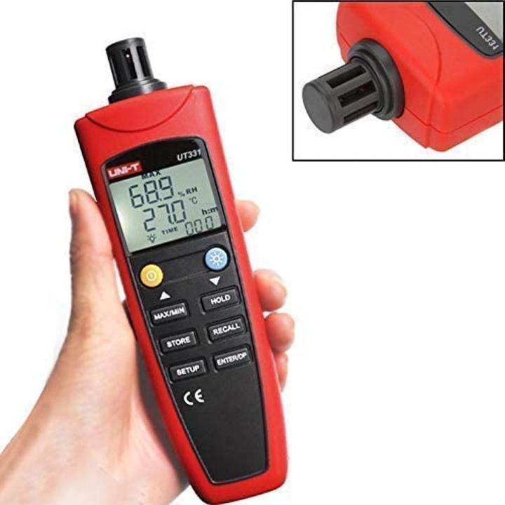 UNI-T UT331 Digital Thermo-Hygrometer Temperature Humidity Meter Unit Selection USB Interface - Kings Trading