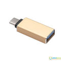 Type C OTG Metal Body Type C Male Adapter To USB 3.0 Female Converter OTG Function USB 3.0 OTG Data Sync For Android Mobile Phone. 