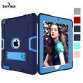 For Apple iPad 2 3 4 A1458 A1459 A1460 A1416 A1397 Case Shockproof Kids Safe PC Silicon Hybrid Stand Full Body  Cover. 