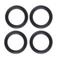 10 pcs Black Rubber fluid Seal O-rings Seals washers 16 x 11 x 2.5mm.