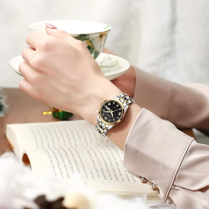 Orginal%20Women%20Analog%20Quartz%20Stainless%20Steel%20Luminous%20Date%20Two%20Tone%20Luxury%20Casual%20Wrist%20Watch%20-%20Image%204