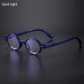 Good Sight Blue Frame Retro Smart Reading Glasses Blue Light Glasses Vintage Round Glasses Women +1.5+2+2.5+3. 