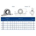Self-aligning Rhombic 8mm 10mm 12mm 15mm Thrust Bearing ZINC Alloy KP000 KP001 KP002 Pillow Block Bearing.