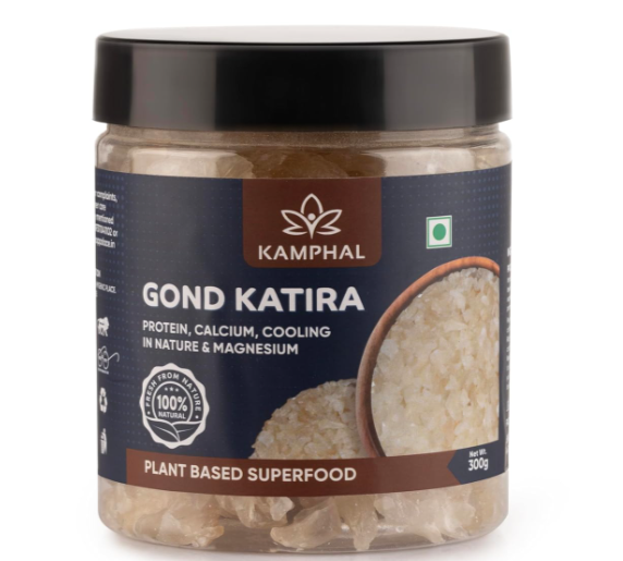 Kamphal Gond Katira Pure - 300 Gm | Tragacanth Gum | High Cooling Properties | 100% Natural Superfood Edible Gum