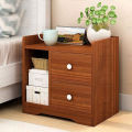 Royal Decor M35 2 Drawers Bed Side Table Nightstand Bedside Table Bedroom Simple Storage Cabinet -White Finish.